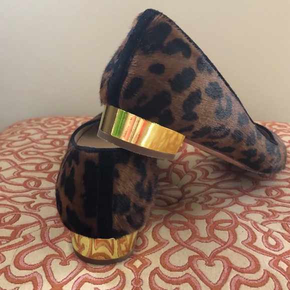 J. Crew Janey Leopard Calf Hair Flats - Picture 13 of 16